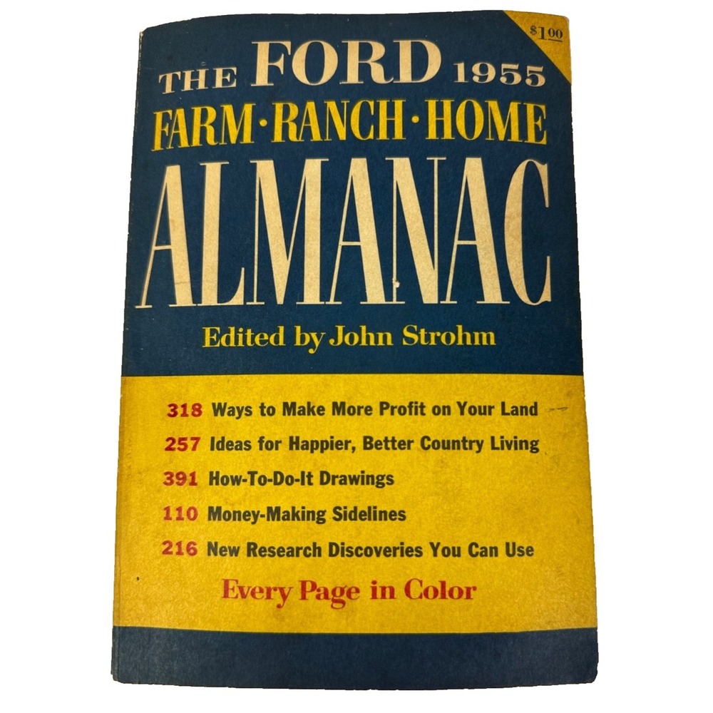 Ford "The Ford 1956 Almanac" for Farm, Ranch, Home Book